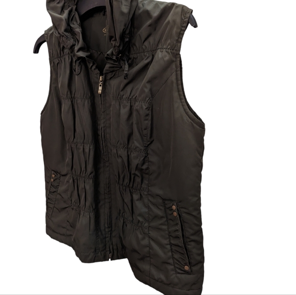 Northern Reflections Shell Vest with Stand Up Collar, Size Large - Picture 3 of 5
